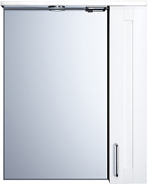 Iddis Зеркальный шкаф Sena 60 белый/светлое дерево – фотография-2